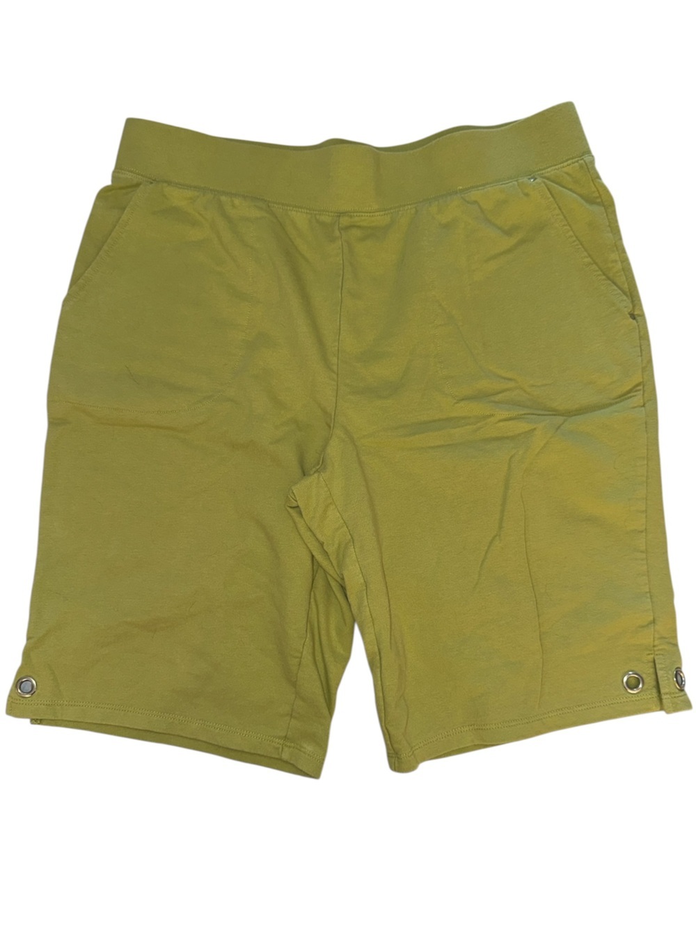 Sport Savvy Olive Green Grommet Detail Shorts M